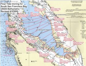 Tide Zones for South SF Bay